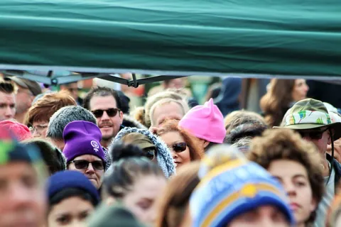 Civic March Crowd