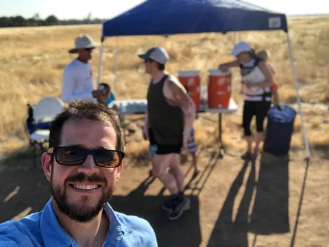 Endurance Aid Station Selfie