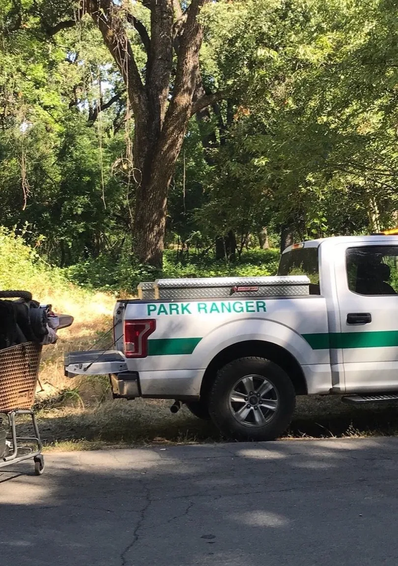 Randall Stone during park ranger field operations