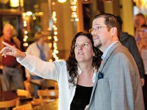 Tami Ritter and Randall Stone on election night in 2012