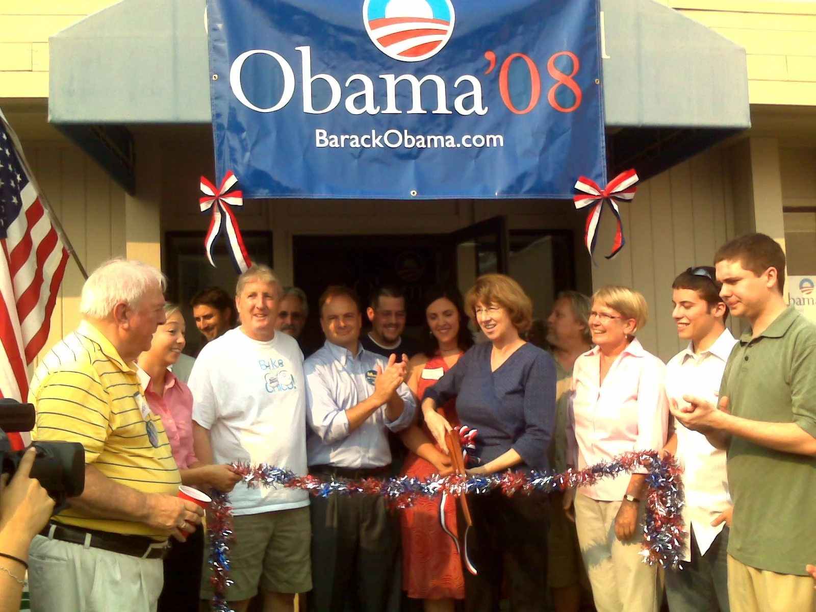Grand opening of the 2008 Butte County Democratic headquarters at 600 Main Street in Chico