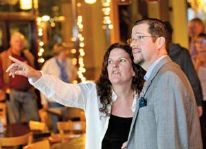 Tami Ritter and Randall Stone on election night in 2012