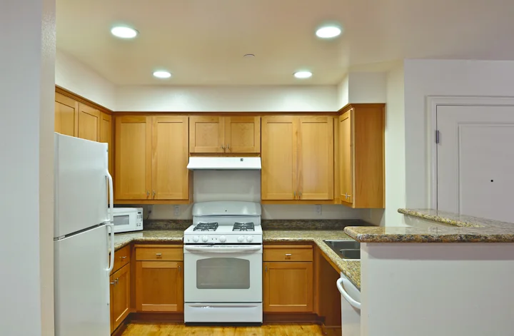 Kitchen inside Bidwell Park Apartments