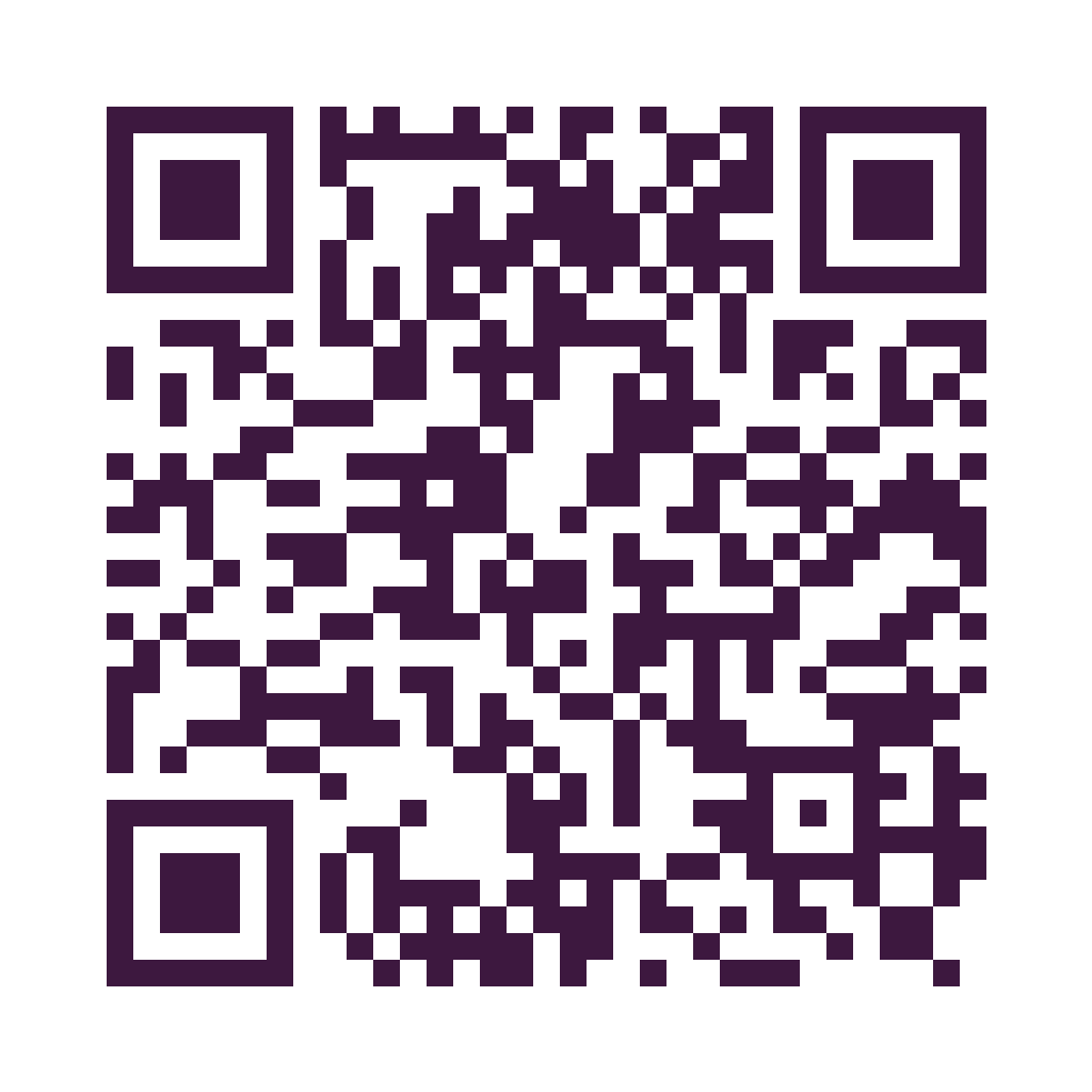 QR code for the Rosas de María website