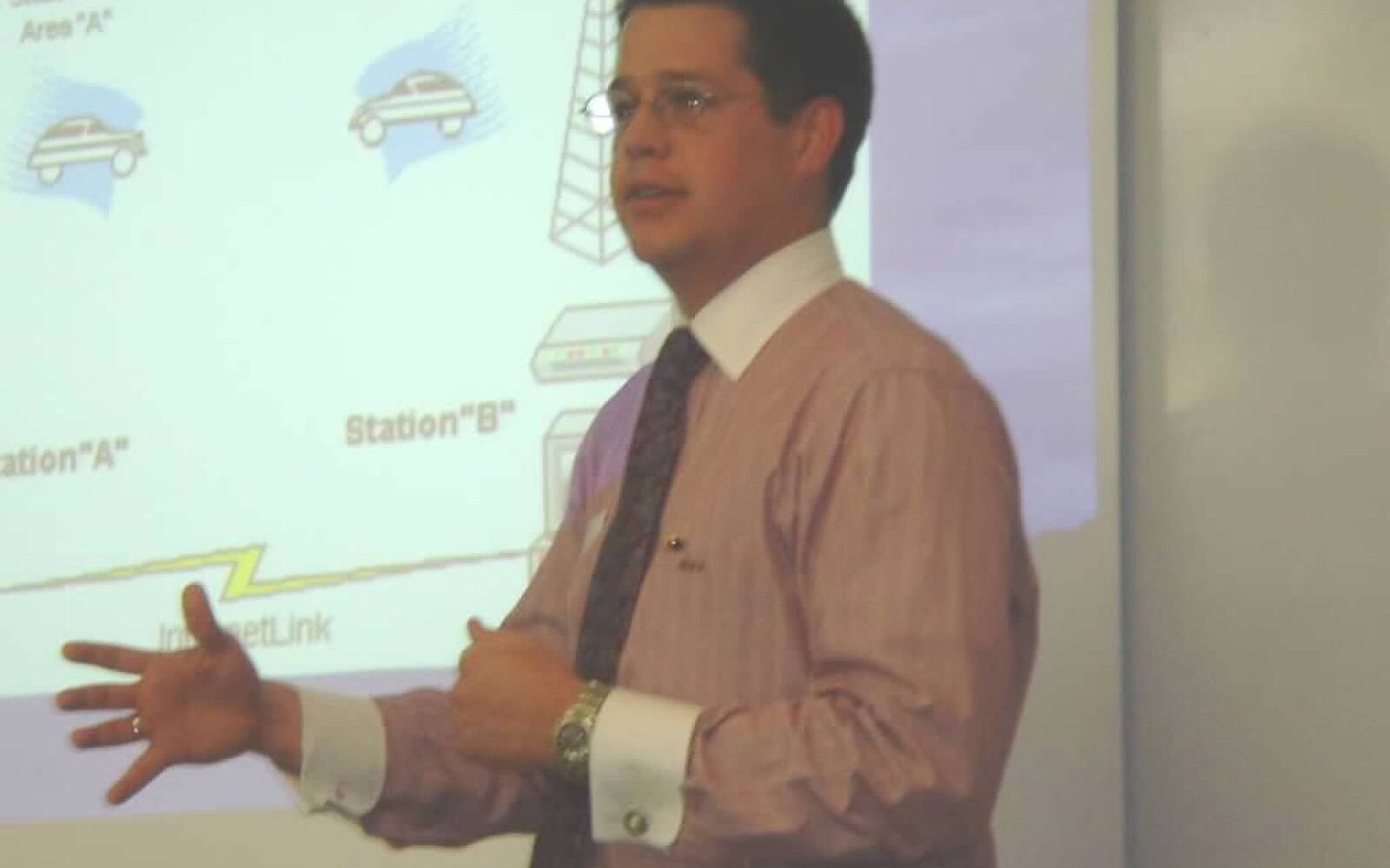 Amateur radio instruction in a classroom