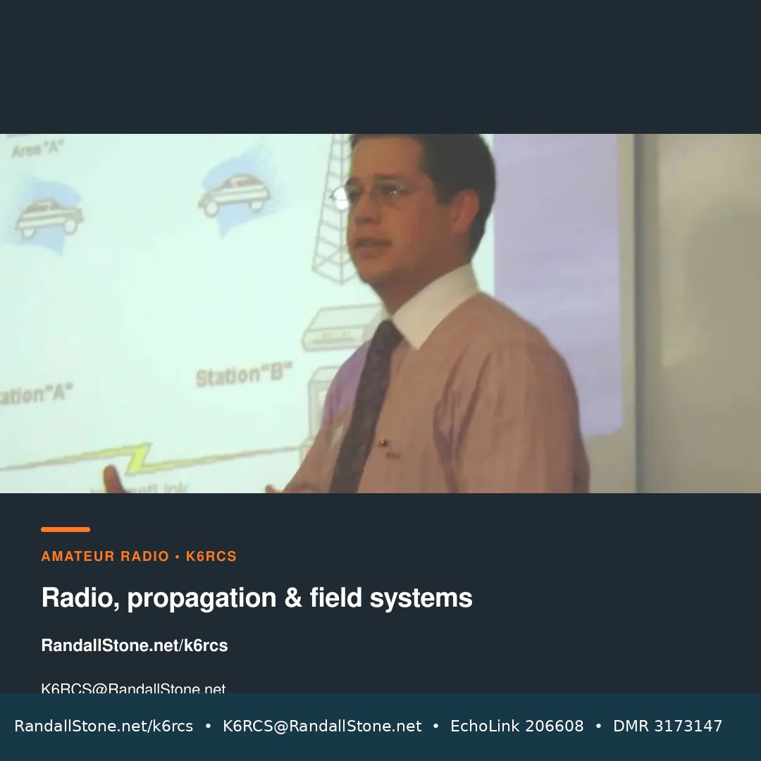 Radio, propagation & field systems square social media tile